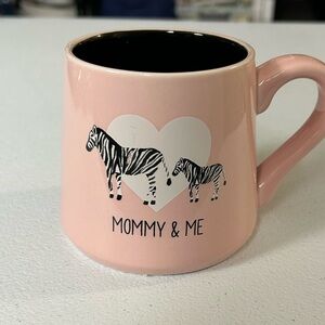 Modern Expressions Zebra Mommy & Me 15.6oz Ceramic Mug NWOT